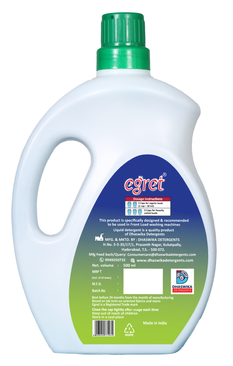 Front Load — 500ml - Back